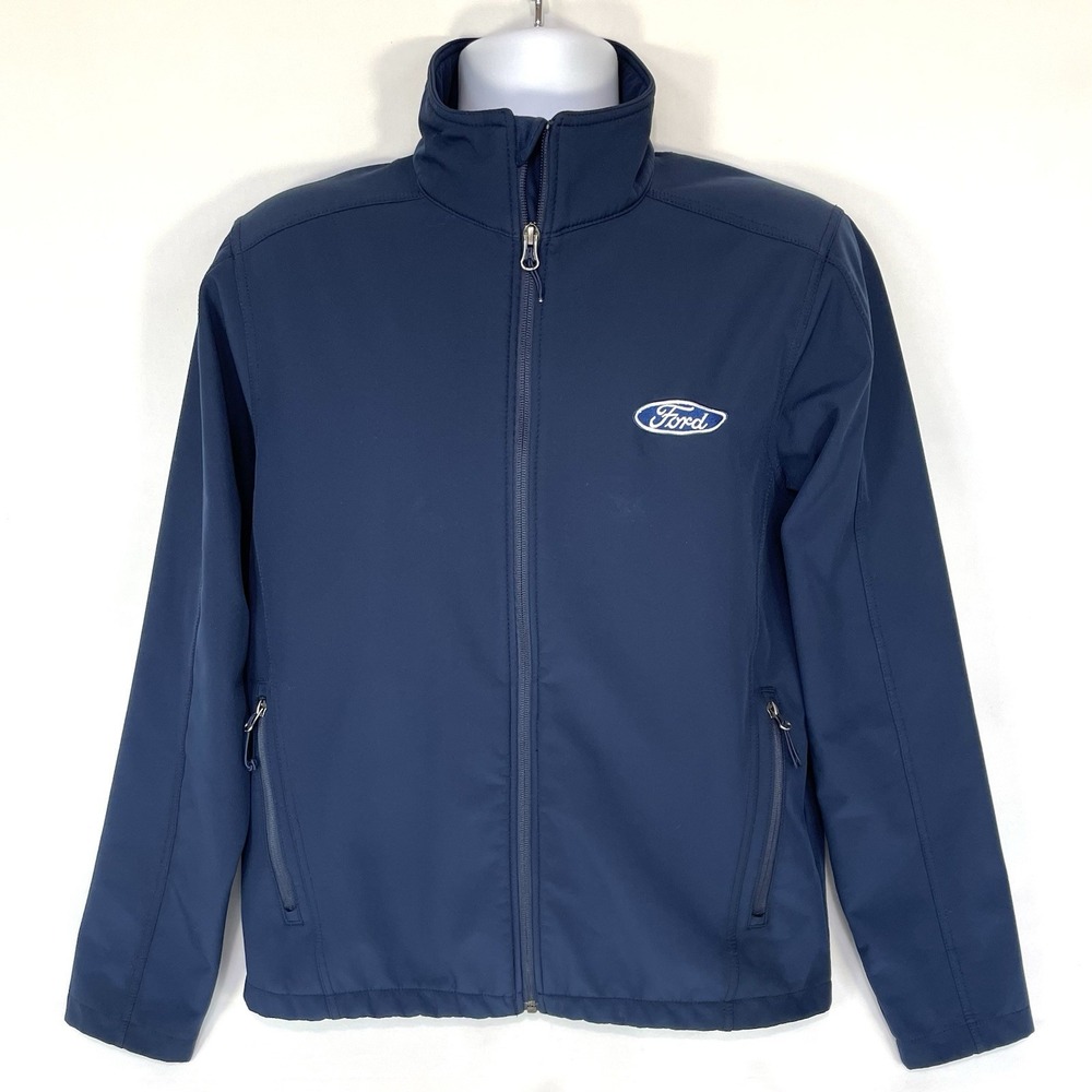 Port Authority Ford Logo Workwear Softshell Jacket Navy Mens M